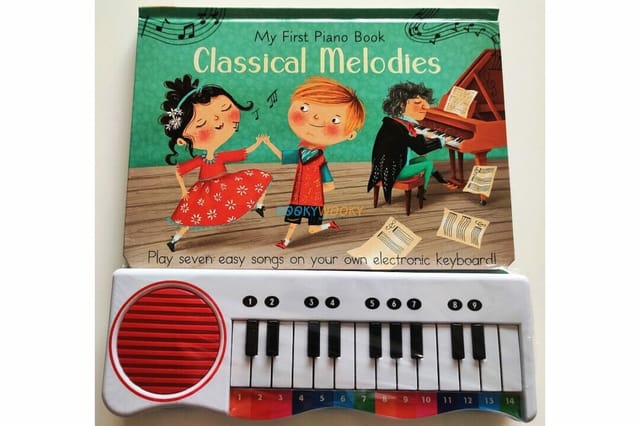 My First Piano Book Cassical Melodies Keyboard Musical Book