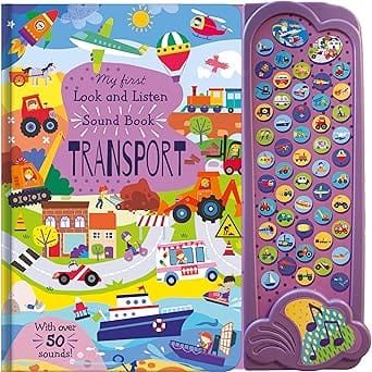 My First Look & Find Sound Book Transport