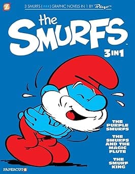 Smurfs 3-in-1 Vol. 1 The Purple Smurfs, The Smurfs And The Magic Flute, And The Smurf King