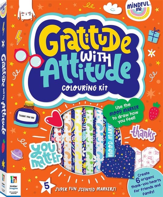 Mindful Me Gratitude With Attitude Colouring Kit