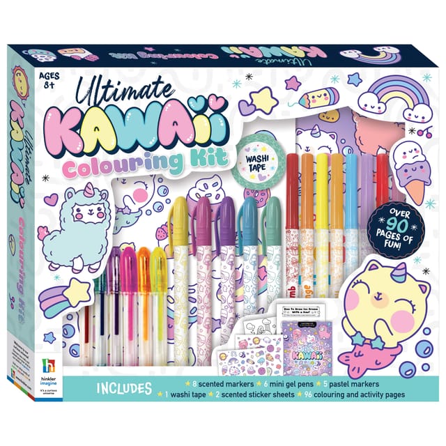 Ultimate Kawaii Colouring Kit