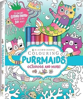 Kaleidoscope Colouring Purrmaids Octodogs And More