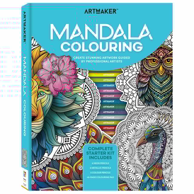 Art Maker Mandala Colouring Kit