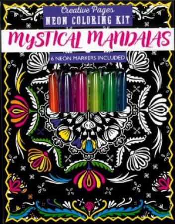 Creative Pages Neon Mystical Mandalas