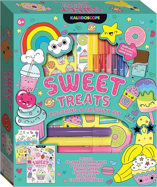 Kaleidoscope Sweet Treats Coloring & Activity Kit