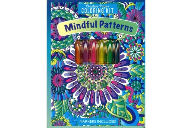 Creative Pages Coloring Kit Mindful Patterns