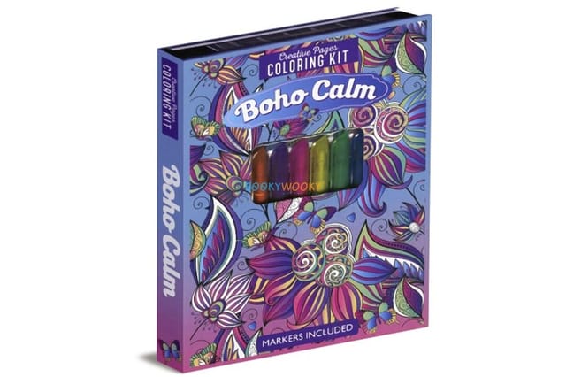 Creative Pages Coloring Kit Boho Calm