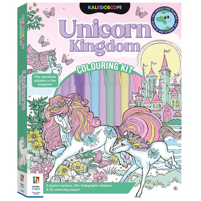 Kaleidoscope Colouring Kit Unicorn Kingdom