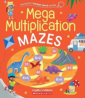 Fantastic Finger Trace Mazes Awesome Multiplication Mazes