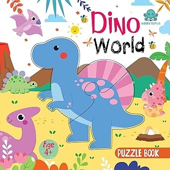 Dino World Puzzle Book