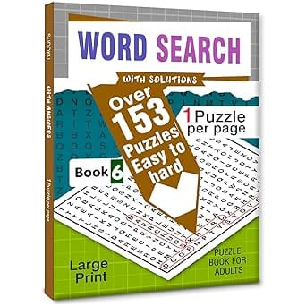 Hello Friend Books Word Search Puzzles Book With Solutions 150+ Puzzles From Easy To Hard For Adults (book 6)