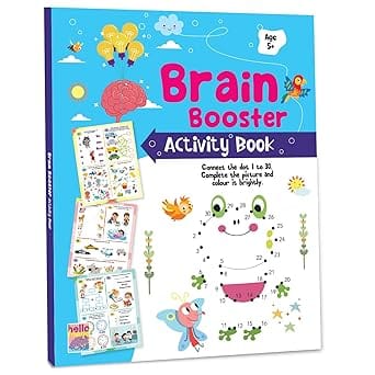 Brain Booster Activity Book For Kids Toddlers And Children 5+ Years