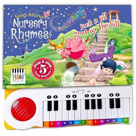 Nursery Rhymes - Keyboard Sound Book | Piano Sound Activity Prenursery Rhymes Board Book