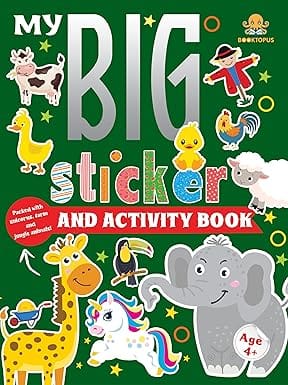 My Big Sticker And Activity Book 2 - Farm, Jungle And Unicorns