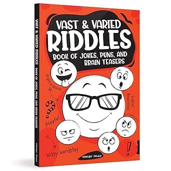 Vast And Varied Riddles Book Of Jokes, Puns, And Brain Teasers