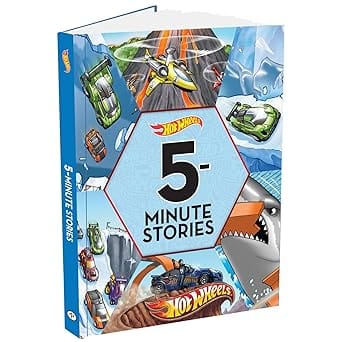 Hot Wheels 5-minute Stories Book | Car Race Stories Collection | For 6 To 8 Year Old