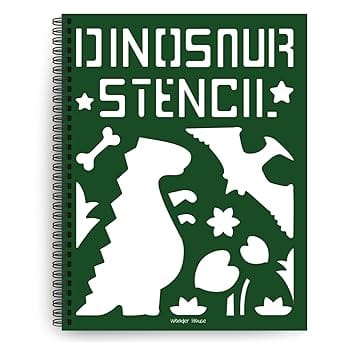 Stencil Book Dinosaur