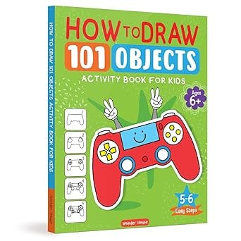 How To Draw 101 Objects (activity Books For Kids) (ages 5+)