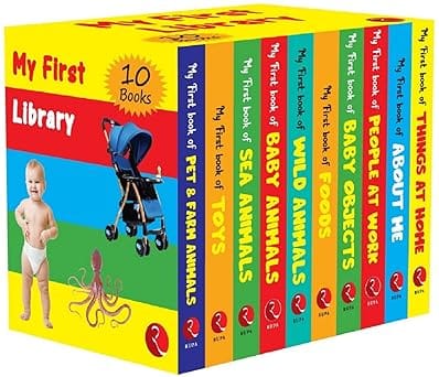 My First Library Set Of 10 Books (box Set)