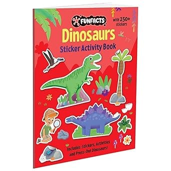 Funfacts Sticker Activity Book Dinosaurs