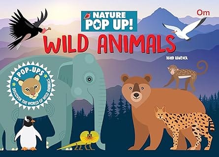 Wild Animals Pop-up Book For Kids