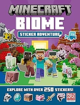 Minecraft Biome Adventure Sticker Book