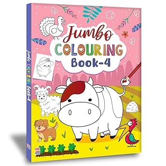 Jumbo Colouring Book 4
