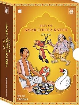Best Of Amar Chitra Katha Boxset Of 5 Chapter Books Containing Stories From The Panchatantra