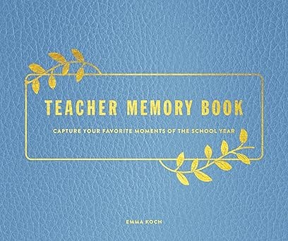 Teacher Memory Book Capture Your Favorite Moments Of The School Year