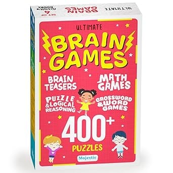 400+ Brain Boosting Activity Book For 6+ Years Old Kids Set Of 4 Book