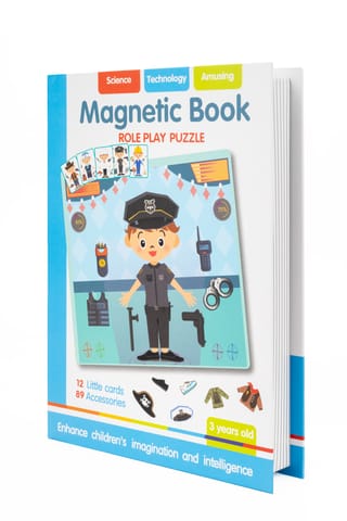 agnetic Book – Role Play Puzzle (Engineers & Cowboys Theme)