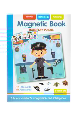 Magnetic Book – Role Play Puzzle (Engineers & Cowboys Theme)