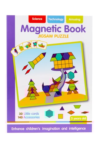 Magnetic Book – Jigsaw Puzzle (140 Magnetic Pieces + 30 Idea Cards)