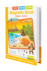 Magnetic Book – Animal Puzzle (62 Magnetic Pieces + 19 Idea Cards)