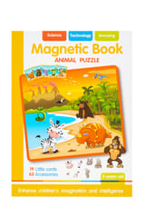 Magnetic Book – Animal Puzzle (62 Magnetic Pieces + 19 Idea Cards)