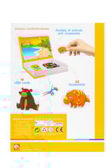 Magnetic Book – Animal Puzzle (62 Magnetic Pieces + 19 Idea Cards)