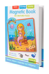 Magnetic Book – Sea Creatures Puzzle | Educational Toy Book for Kids (3+ Years)