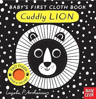 Babys First Cloth Book Cuddly Lion