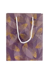 Elegant Premium Gift Bag Combo – Set of 2 | Festive & Party Use | Leaf Pattern Design | Rope Handle