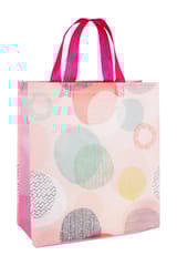 🛍️ Set of 3 Eco-Friendly Tote Bags – Cartoon Car & Geometric Circles Designs