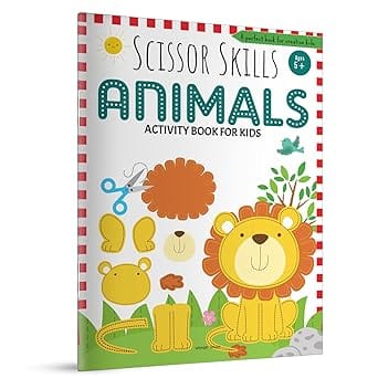 Scissor Skills Animal (activity Book For Kids)