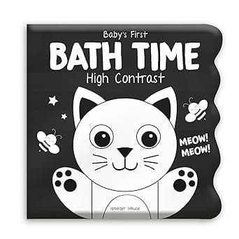 Babys First Bath Time High Contrast