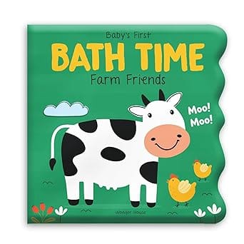 Babys First Bath Time Farm Friends