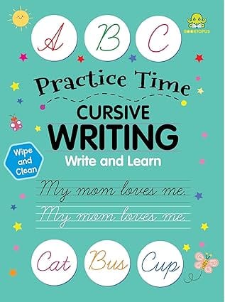 Lets Practice Wipe N Clean Cursive Writing