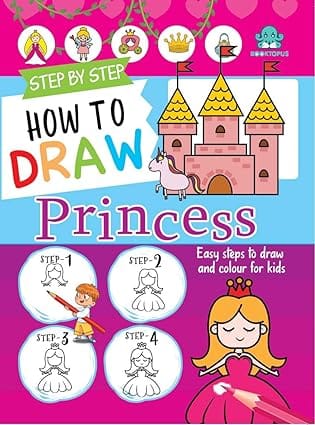 Step By Step Learn To Draw Princesses