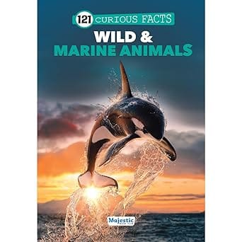 121 Wild & Marine Animals Facts Book For Kids Ages 8+