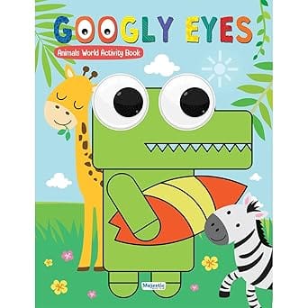 Googly Eyes Animals World Colouring Book For Kids I Animals World