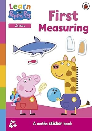 Learn With Peppa First Measuring Sticker Activity Book