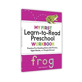 My First Learn-to-read Preschool Workbook Practice Pre-reading Skills With Phonics, Sight Words, And Simple Stories!