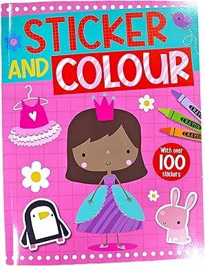 Colouring Books Sticker And Colour